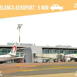 Airport Casablanca Free Wifi Modern Confort Calme Apartment